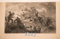 1881 Pictorial History of the Great Civil War Battles By Sea & Land Fine Binding