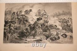 1881 Pictorial History of the Great Civil War Battles By Sea & Land Fine Binding