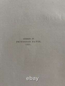 1881 The Rise And Fall Of The Confederate Government. Jefferson Davis. Vol 1