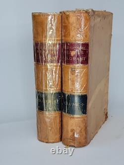 1885 Personal Memoirs Ulysses Grant Vol 1 & 2 US President Civil War Antique HC