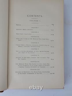 1885 Personal Memoirs Ulysses Grant Vol 1 & 2 US President Civil War Antique HC
