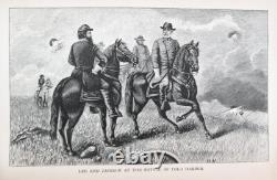 1886 Confederate General ROBERT E LEE History STONEWALL JACKSON Civil War C. S. A