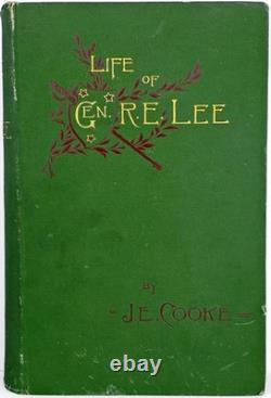 1887 Confederate General ROBERT E LEE History STONEWALL JACKSON Civil War C. S. A