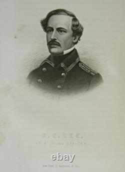 1887 Confederate General ROBERT E LEE History STONEWALL JACKSON Civil War C. S. A