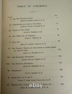 1887 Record Of The Forty-fourth Mass. Volunteer Militia In Nc Signed CIVIL War