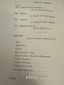 1887 Record Of The Forty-fourth Mass. Volunteer Militia In Nc Signed CIVIL War