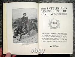 1888 CIVIL War Battles Antique Military History U. S. America Union Confederate