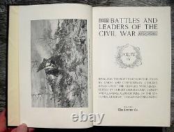 1888 CIVIL War Battles Antique Military History U. S. America Union Confederate