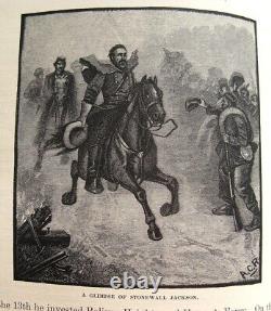 1888 CIVIL War Battles Antique Military History U. S. America Union Confederate