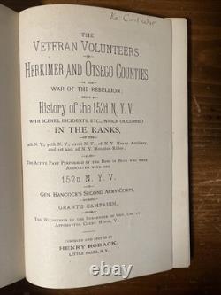 1888 Herkimer And Otsego Counties 152d New York Volunteers Civil War