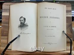 1888 In & Out of Rebel Prisons Alonzo Cooper 12th Cavalry Civil War 1st Edition