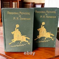 1888 Personal Memoirs of P. H. Phillip Sheridan General US Army Civil War 1st Ed
