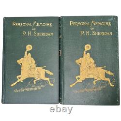 1888 Personal Memoirs of P. H. Phillip Sheridan General US Army Civil War 1st Ed