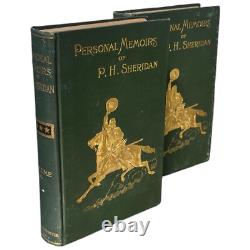 1888 Personal Memoirs of P. H. Phillip Sheridan General US Army Civil War 1st Ed