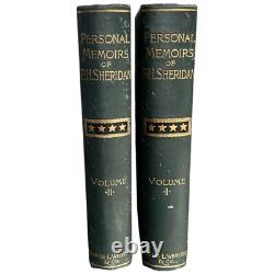 1888 Personal Memoirs of P. H. Phillip Sheridan General US Army Civil War 1st Ed