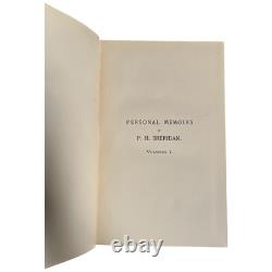 1888 Personal Memoirs of P. H. Phillip Sheridan General US Army Civil War 1st Ed