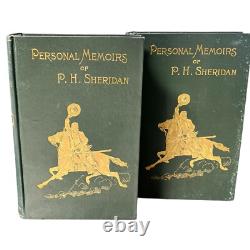 1888 Personal Memoirs of P. H. Phillip Sheridan General US Army Civil War 1st Ed