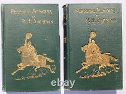 1888 Personal Memoirs of P H Sheridan Vol I & II Civil War History