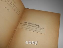 1889 At Gettysburg Tillie Pierce Alleman First Edition Book History Civil War