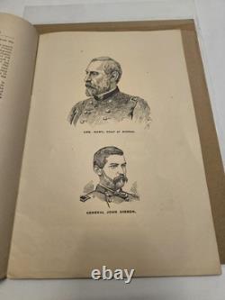 1889 Gettysburg Cyclorama Souvenir Philippoteaux Foldout Map Boston Civil War
