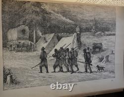 1890 An Artist's Story of the Great War by Edwin Forbes Civil War Leather