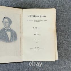1890 Jefferson Davis Ex-President of the Confederate States of America 1st Ed 1890 Jefferson Davis Ex-President of the Confederate States of America 1st Ed