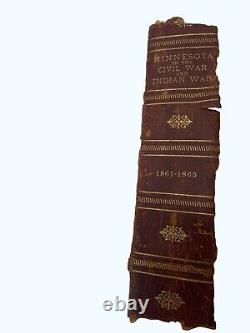 1890 Minnesota Civil War Indian War 1861 1865 Book 1st Edition +Ephemera READ