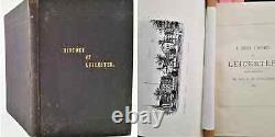 1890 antique LEICESTER ma HISTORY indian nipmuck genealogy civil war slavery
