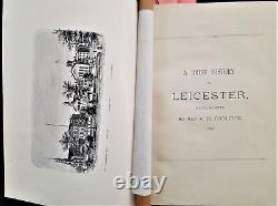 1890 antique LEICESTER ma HISTORY indian nipmuck genealogy civil war slavery
