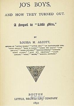 1891 edition XMAS set LITTLE WOMEN Civil War FIRST 8th Works LOUISA MAY ALCOTT
