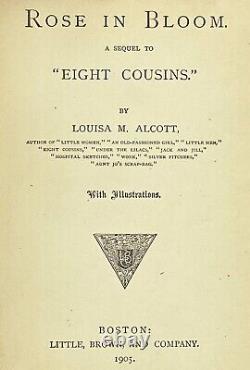 1891 edition XMAS set LITTLE WOMEN Civil War FIRST 8th Works LOUISA MAY ALCOTT