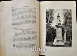 1893 antique GETTYSBURG CIVIL WAR MONUMENTS dedication 2-vol set pennsylvania pa