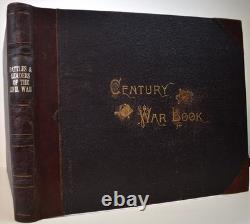 1894 CENTURY WAR BOOK Battles & Leaders of the Civil War Restored 3/4 Leather