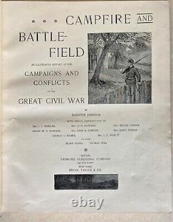 1894 Campfire And Battlefield An Illustrated History Of The Great Civil War