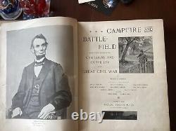 1894 Campfire And Battlefield An Illustrated History Of The Great Civil War