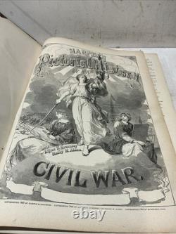 1894 Vol. 1&2 Harper's Pictorial History Civil War McDonnell Bros Illustrated