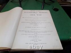 1895 Antique Book / Frank Leslie's ILLUSTRATED HISTORY OF THE CIVIL WAR