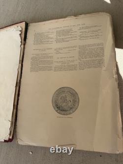 1895 Confederate Soldier in the Civil War Ben La Bree Antique Book As-Is