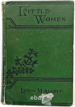 1895 men edition LITTLE WOMEN Louisa May ALCOTT SET Civil War FIRST 2nd 3rd BOOK