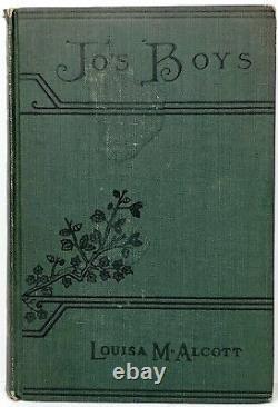 1895 men edition LITTLE WOMEN Louisa May ALCOTT SET Civil War FIRST 2nd 3rd BOOK