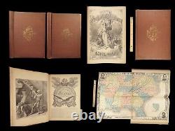 1896 HUGE Harper's CIVIL WAR Pictorial History Illustrated MAPS Battle Scenes