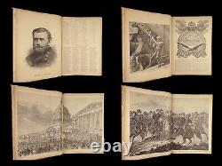 1896 HUGE Harper's CIVIL WAR Pictorial History Illustrated MAPS Battle Scenes