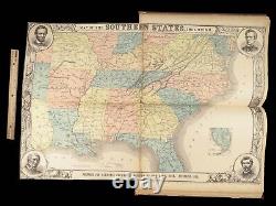 1896 HUGE Harper's CIVIL WAR Pictorial History Illustrated MAPS Battle Scenes