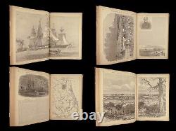 1896 HUGE Harper's CIVIL WAR Pictorial History Illustrated MAPS Battle Scenes