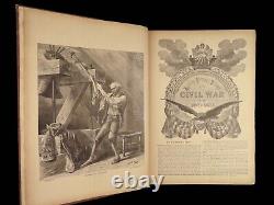 1896 HUGE Harper's CIVIL WAR Pictorial History Illustrated MAPS Battle Scenes