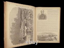 1896 HUGE Harper's CIVIL WAR Pictorial History Illustrated MAPS Battle Scenes