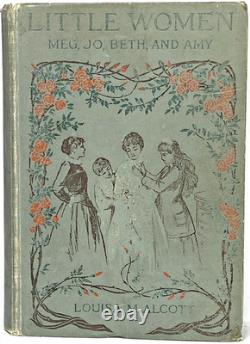 1896 LITTLE WOMEN Victorian CHRISTMAS Civil War ALCOTT Antique 200 ILLUSTRATIONS