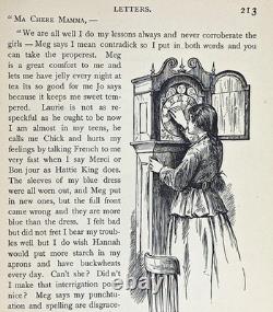 1896 LITTLE WOMEN Victorian CHRISTMAS Civil War ALCOTT Antique 200 ILLUSTRATIONS