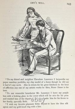 1896 LITTLE WOMEN Victorian CHRISTMAS Civil War ALCOTT Antique 200 ILLUSTRATIONS