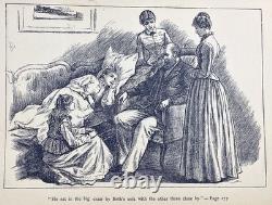 1896 LITTLE WOMEN Victorian CHRISTMAS Civil War ALCOTT Antique 200 ILLUSTRATIONS